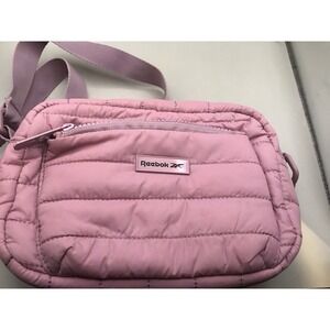 Reebok Pink Crossbody Bag Purse 7" X 10" Adjustable Strap